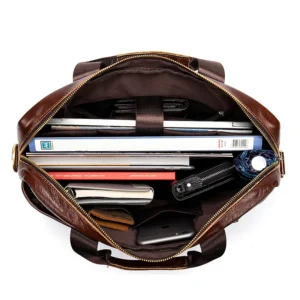 Workshop briefcase 8523 with 14-inch laptop sleeve and organized pockets