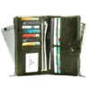 discount clutch bags style 8560 organized leather wallet interior