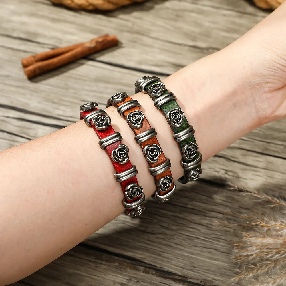 Punk Leather Bracelet