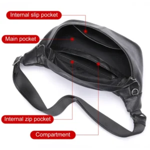 style 9059 sling bag interior pockets and storage layout