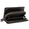 clutch handbags wholesale style 9069 organized double-zip interior