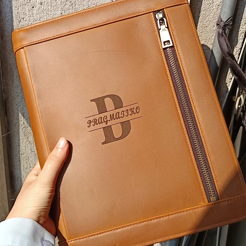 Custom Leather Portfolio Bags