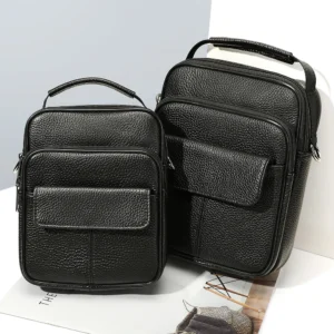 black personalized cross body bag style D6293 in large and small sizes