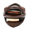 large coffee crossbody bag style D6293 interior storage
