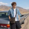 Coffee messenger bag style D6349 for casual travel