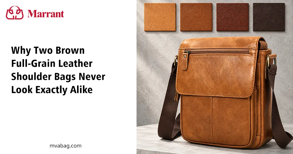 Full-Grain Leather Shoulder Bag