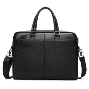 G5144 Handcrafted Leather Business Briefcase Black handcrafted leather bags style G5144 business briefcase