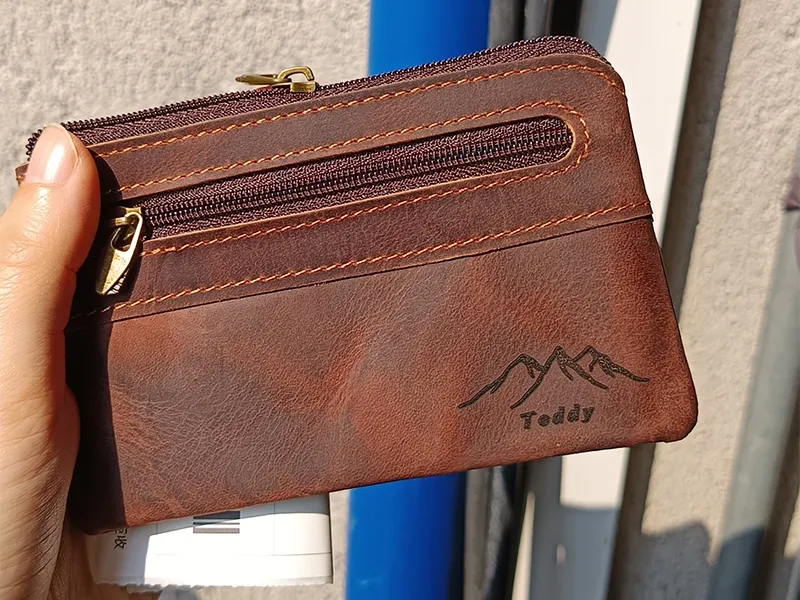 custom leather wallets