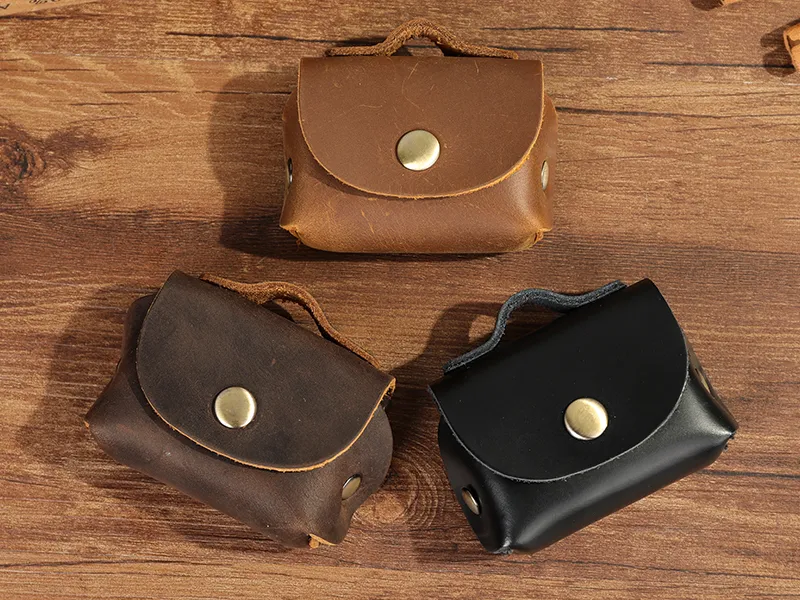 Leather headphone case