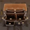 Leather belt tool pouch Q2013 nine storage zone layout