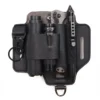 black leather EDC belt organizer Q2014 front view