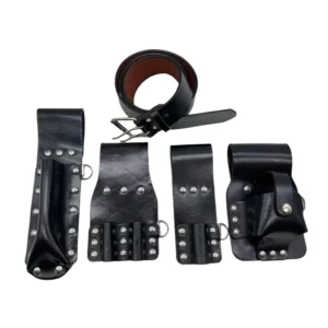 Leather tool belt Q2015 five-piece top-grain leather set