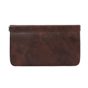 leather pouch style Q8083 in Coffee cowhide