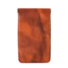 unisex storage pouch style Q8087 in Brown cowhide