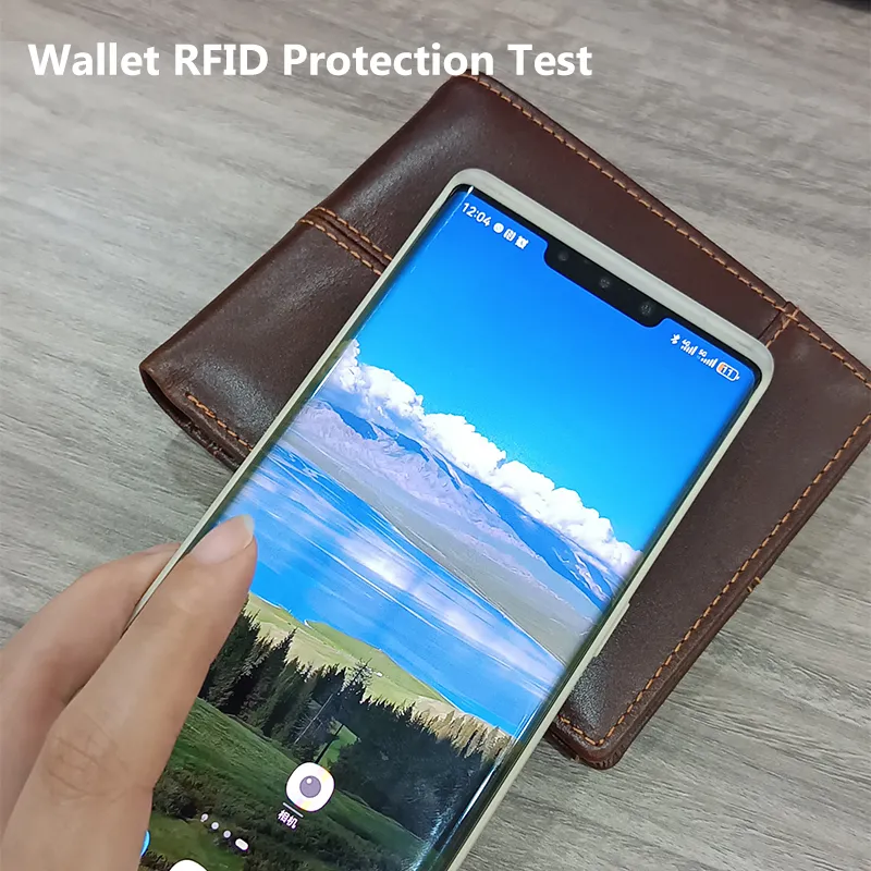 RFID blocking wallet test