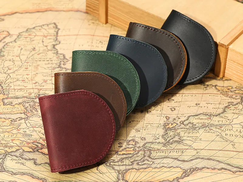 Small leather coin purse