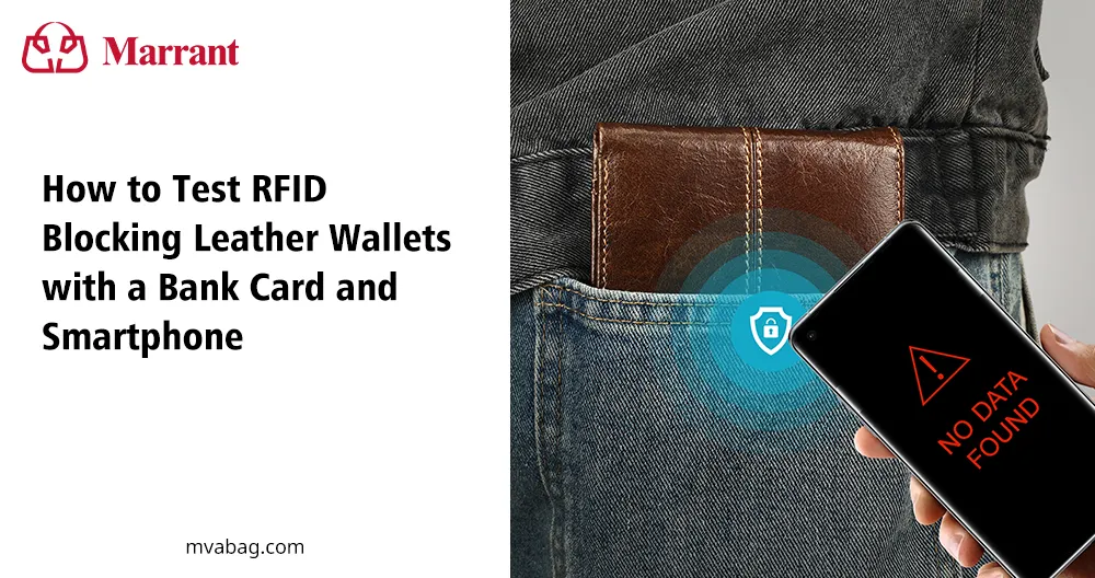 Test RFID Blocking Leather Wallets