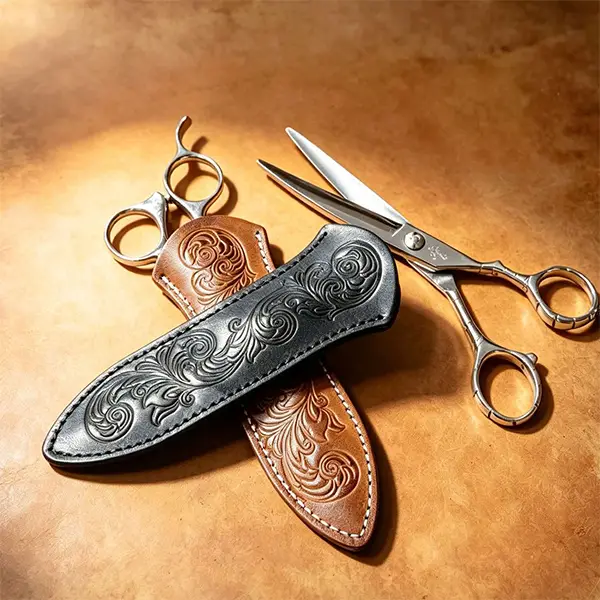 wholesale leather scissor sheath K262