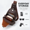 bulk chest bag X9278 with organized zipper compartments