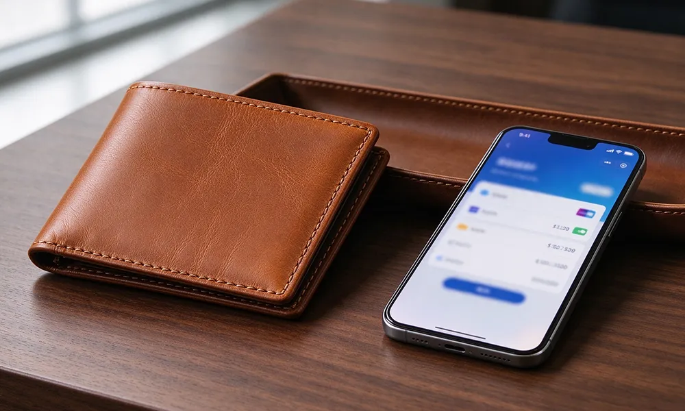 custom leather wallets