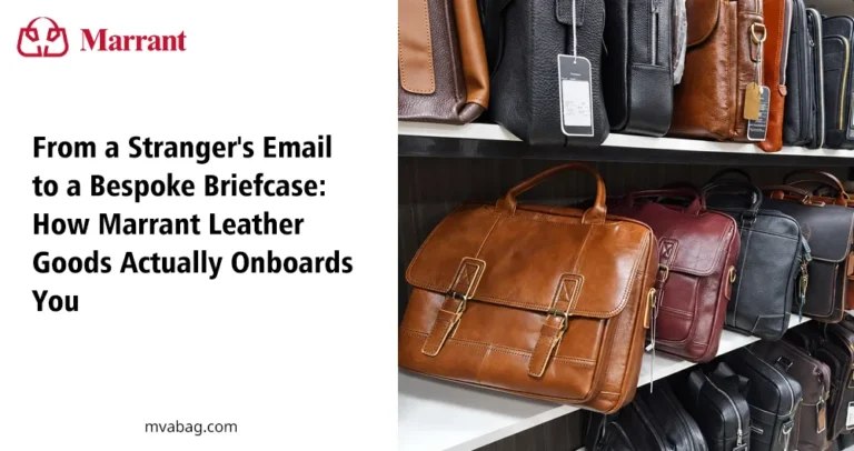 genuine leather briefcase