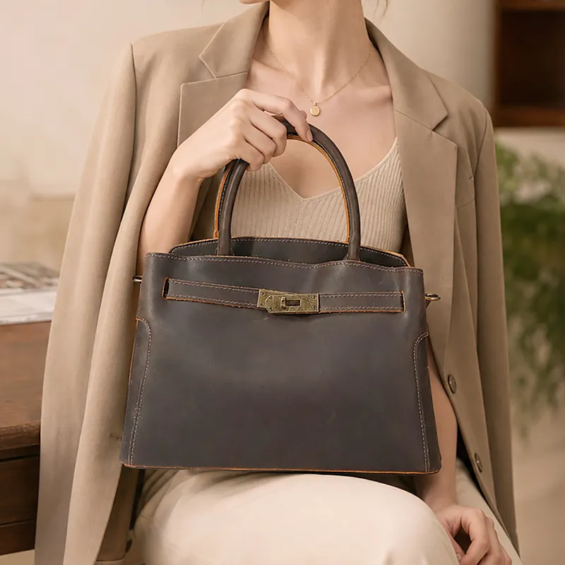 Wholesale Crazy Horse Leather Women's Bags