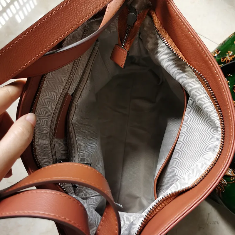 light vs dark handbag lining