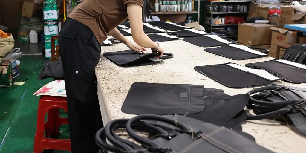 men's leather bag factory