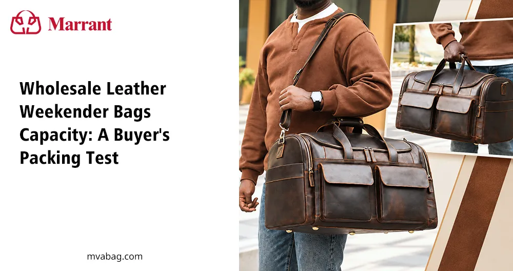 wholesale leather duffle bags