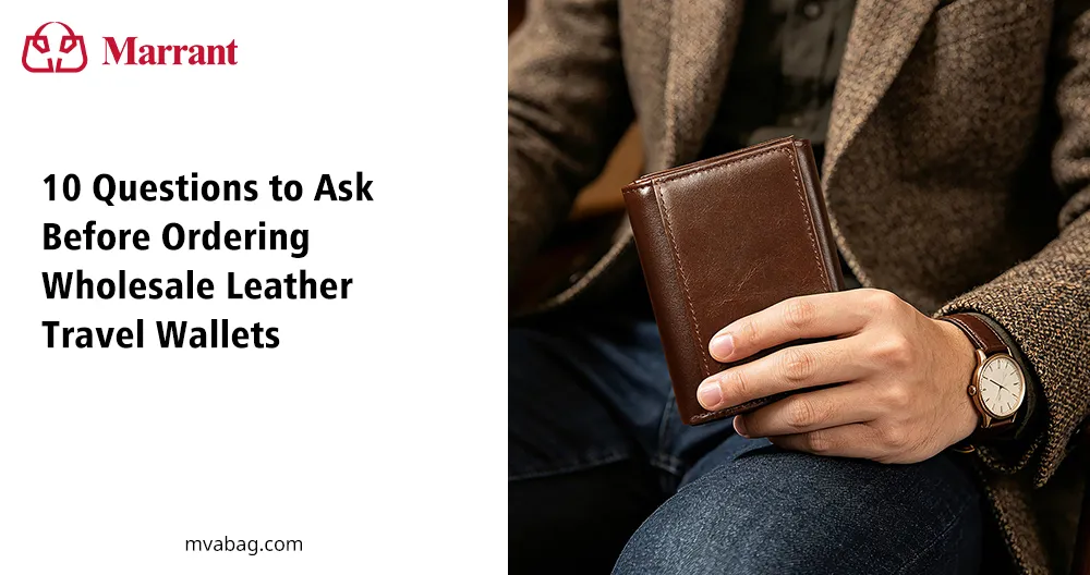 wholesale leather travel wallets